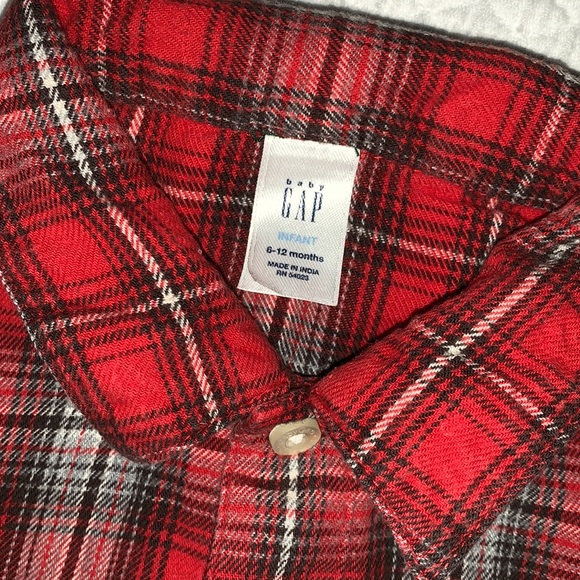Baby Gap Flannel Shirt - Picture 2 of 4